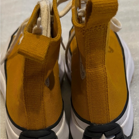 CONVERSE Mustard High-Top Canvas Sneakers - White Soles - Picture 6 of 7